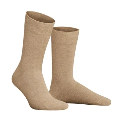 Abbildung von Hudson Herren Relax Cotton Druckfreier Bund Socken, Beigemel. 0723, 47/48