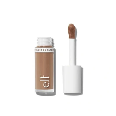 Abbildung von e.l.f. Camo Liquid Bronzer &amp; Contour, Hochpigmentiert, Natürlicher Glow, Verblendbare Textur, Langanhaltend, Abgerundeter Applikator, Vegan Tierversuchsfrei, 2 Fair/Light