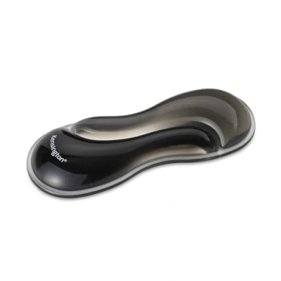 Abbildung von Kensington K62438NA Gel Maus Handgelenkauflage für Flache Mäuse und Trackballs, ergonomische Handgelenkstütze zur Schmerzlinderung, Komfortables, rutschfestes Gel, Grau, 19,2 x 7,2 2,2 cm