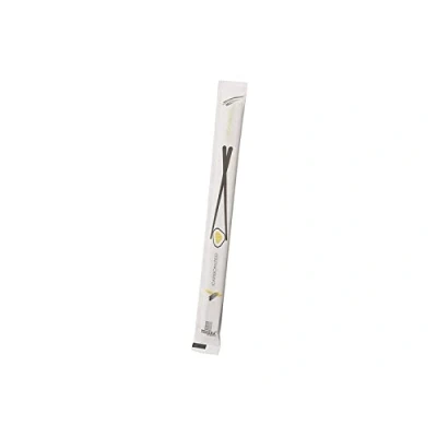 Abbildung von Tessera Bio Products QA143BW Wärmebehandelte Bambus Essstäbchen, Dunkelbraune, Einzeln Verpackt, 24cm Länge, 100 Stück