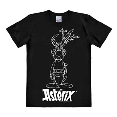 Abbildung von Logoshirt Asterix DER Gallier Tshirt print, Herren, Größe: XS, Schwarz