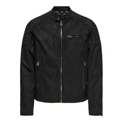 Abbildung von ONLY &amp; SONS Male Kunstlederjacke ONSGUS
