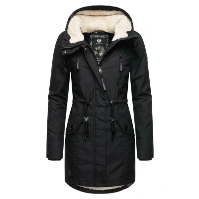 Abbildung von Ragwear Elsie Wintermantel, Damen, Größe: XS, Black