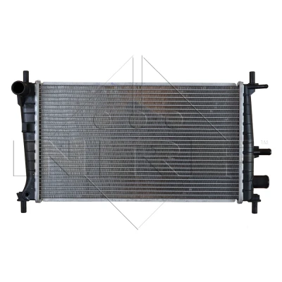 Abbildung von NRF EASY FIT 54666 Kühler, Motorkühlung Aluminium 500 304 18 mit Anbauteilen Kühlrippen gelötet FORD: FIESTA 4