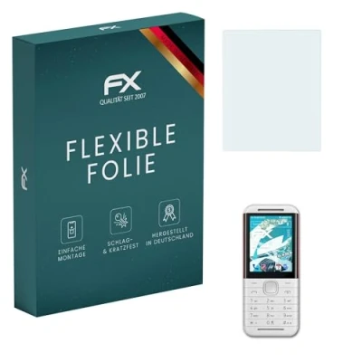 Abbildung von atFoliX Schutzfolie kompatibel mit Nokia 5310 2020 Folie, ultraklare und flexible FX Displayschutzfolie (3X)