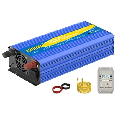 Abbildung von Spannungswandler 12V auf 230V 1200W/2500W Reiner Sinus Wechselrichter Inverter Konverter mit 2 EU Steckdose+Fernbedienung