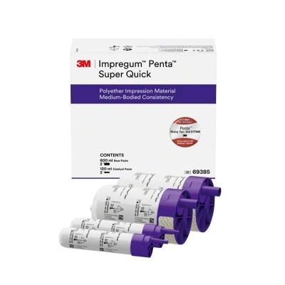 Abbildung von Impregum Penta Super Quick Medium Body Refill Pack 2 Basispasten à 300ml, Katalysatoren 60ml