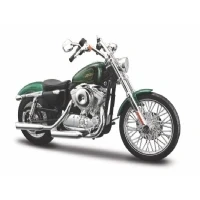 Abbildung von Maisto Harley Davidson &#039;13 XL 1200V Seventy two: Originalgetreues Motorradmodell 1:12, Gabel und Seitenständer beweglich, 20 cm, mattgrün (532335)