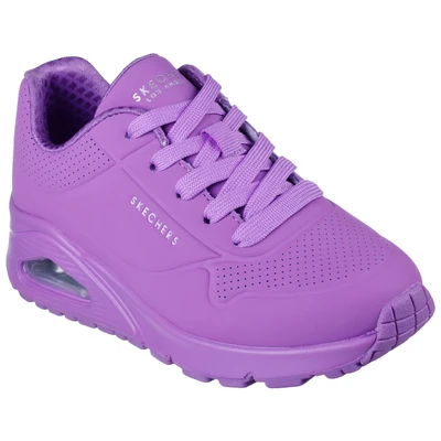 Abbildung von Skechers UNO GEN1 Neon Glow Plateausneaker Keilsneaker, Schnürschuh, Sneaker mit