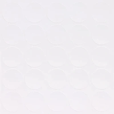 Abbildung von GleitGut Selbstklebende Abdeckkappen für Möbel Durchmesser 14 mm Schrauben Abdeckungen (Kalt Weiss)