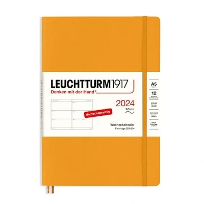 Abbildung von LEUCHTTURM1917 367659 Wochenkalender Medium (A5) 2024, Softcover, Rising Sun, Deutsch, 12 Monate