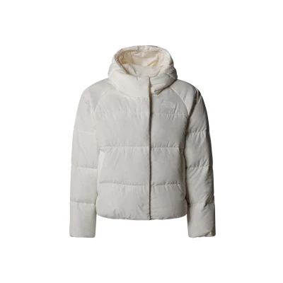 Abbildung von THE North FACE Mädchen Hoodie Daunenjacke, White Dune, 128