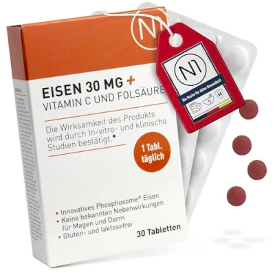 Abbildung von N1 Eisen 30 Mg + Vitamin C Und FolsÄure St