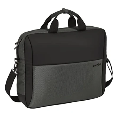 Abbildung von safta Unisex Kinder Notebooktasche, Mehrfarbig (642202807) Laptoptasche 15,6 Zoll + Tablet USB Business Grey 41 x 33 9 cm, bunt