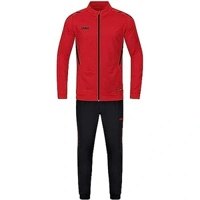 Abbildung von JAKO Kinder Trainingsanzug Polyester Challenge, Rot/Schwarz, 116