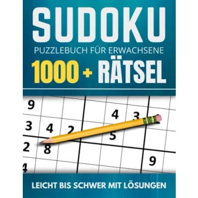 Abbildung von 1000+ Sudoku Rätsel für Erwachsene: Großdruck Buch Erwachsene Leicht bis Schwer mit Lösungen