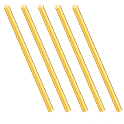Abbildung von 4mm Messingstab,iMeistek 150mm Länge Messing massiv Rundstab für Drehbank Bar Stock,DIY Crafts (5PCS)