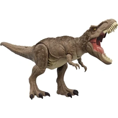 Abbildung von Jurassic World ALL OUT ATTACK TYRANNOSAURUS REX, 4 yr(s), Multicolour, Plastic