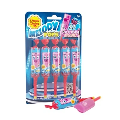 Abbildung von Chupa Chups Melody Pops 5 ct Erdbeere