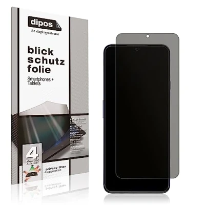 Abbildung von dipos I Sichtschutz Folie matt kompatibel mit Cubot P80 Blickschutzfolie Display Schutzfolie Privacy Filter
