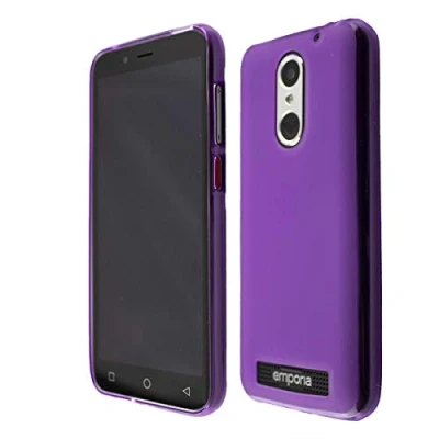 Abbildung von caseroxx TPU Hülle kompatibel mit Emporia Smart 4, Handy Tasche (TPU in lila)
