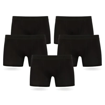 Abbildung von FM London 5er Pack Herren Boxershorts Atmungsaktive Herrenunterwäsche für alle Gelegenheiten geeignet