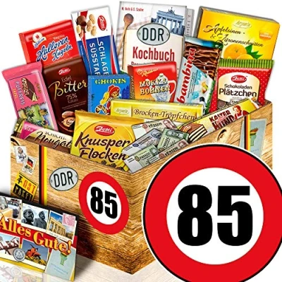 Abbildung von Geschenkidee zum 85. / Geschenke 85 Geburtstag Mann/Ossi Schokolade