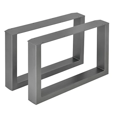 Abbildung von en.casa Untergestell, »Makers« Couchtischgestell 2er Set Stahlgrau 64x40cm