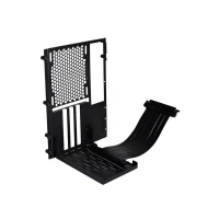 Abbildung von Lian Li O11D 1X 4 Mini PCIe Riser Card + PCI Slot Blende für Vertical GPU Mount 20 cm Kabel Kompatibilität mit O11 Dynamic 4.0 Schwarz