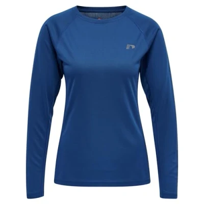 Abbildung von Newline CORE Running Langarmshirt, Damen, Größe: 34, True blue