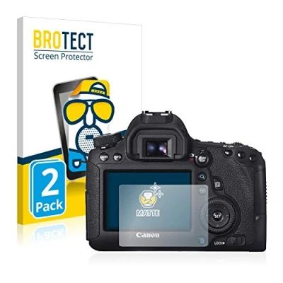 Abbildung von BROTECT Entspiegelungs Schutzfolie für Canon EOS 6D (2 Stück) Matte Displayschutz Folie, Anti Reflex, Fingerprint