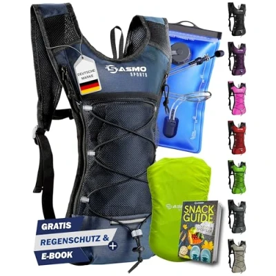 Abbildung von SASMO® Trinkrucksack mit Thermofach Laufen Ultraleicht 300g Laufrucksack Fahrrad Laufen, Fahrradfahren &amp; Joggen