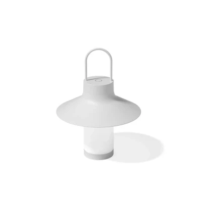 Abbildung von LOOM DESIGN LED Akku Tischleuchte Shadow Large, weiß, IP65