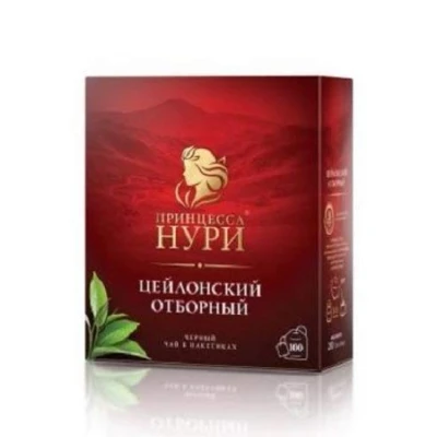 Abbildung von Tee Noori Selected schwarzer Cyelon in Beutel x100 чёрный чай (Цейлон), пак. х100