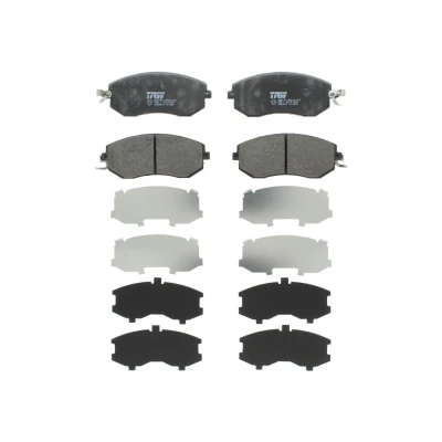Abbildung von TRW COTEC GDB3519 Bremsbelagsatz mit akustischer Verschleißwarnung SUBARU: Forester IV, BRZ Coupe, XV I, TOYOTA: GT86 Coupe