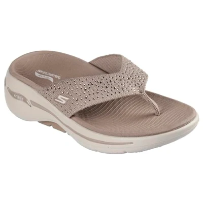 Abbildung von Skechers Damen Flip Flop, Taupe, 41 EU