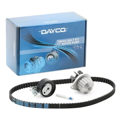 Abbildung von DAYCO KTBWP3370 Wasserpumpe + Zahnriemensatz PEUGEOT: 206 Schrägheck, 206+ Partner I Kastenwagen, CITROËN: C3 C2 Schrägheck