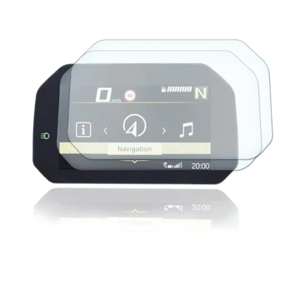 Abbildung von Moto Screenies BMW Connectivity Display Tachoschutzfolie Displayschutzfolie 9H Nano Glas Technologie