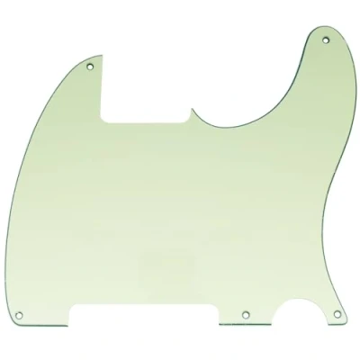 Abbildung von Musiclily 5 Löcher American Vintage Tele Pickguard T Style Gitarren Schlagbrett für Fender USA/Mexican Telecaster Esquire E Gitarre,3 lagig Mint
