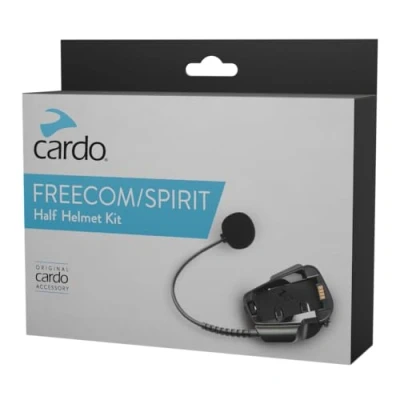 Abbildung von Cardo Unisex Erwachsene FREECOM X/Spirit Half Helmet KIT, schwarz, One Size
