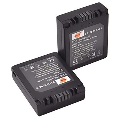 Abbildung von DSTE 2 Pack Ersatz Batterie Akku Kompatibel für Panasonic CGA S002 S002A S002E DMC FZ1 FZ2 FZ3 FZ4 FZ5 FZ10 FZ15 FZ20 Kamera