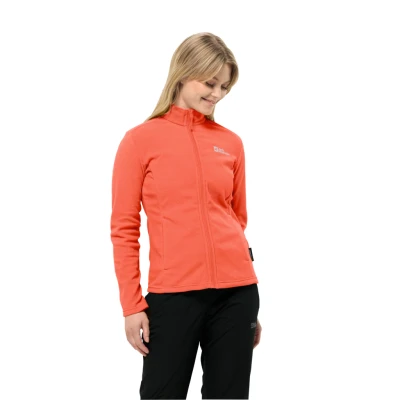 Abbildung von Jack Wolfskin Taunus Fleecejacke, Damen, Größe: XS, Digital orange