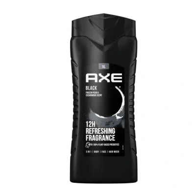 Abbildung von 6x Axe Duschgel 3in1 (für Körper,Gesicht,Haar) Black 400ml