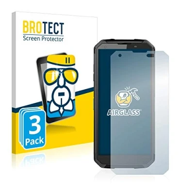 Abbildung von BROTECT Schutzglas für Blackview BV9500 (3 Stück) Schutzfolie Panzer Folie Glas [Extrem Kratzfest 9H, Anti Fingerprint, Ultra Transparent]