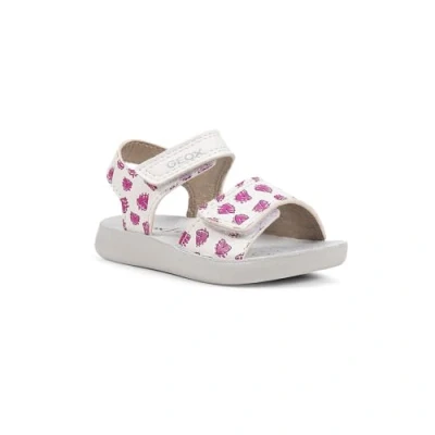 Abbildung von Geox Riemensandalette für Kinder, Größe: 27, White fuchsia Schuhe