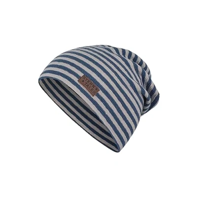 Abbildung von Sterntaler Unisex Kinder Mütze Baby Beanie Streifen, mittelblau, 49