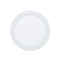 Abbildung von EGLO connect.z Smart Home LED Bad Einbaustrahler Fueva 6 Z, flach, Ø 16,6 cm, ZigBee, App und Sprachsteuerung Alexa, RGB, warmweiß kaltweiß, dimmbar, Metall Einbauspot weiß, IP44