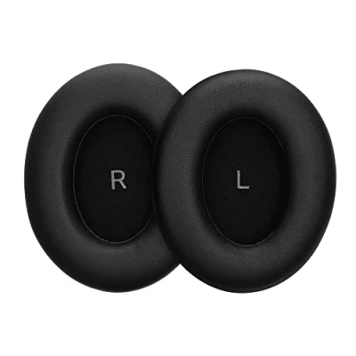 Abbildung von kwmobile 2x Ohr Polster für Sennheiser MOMENTUM 4 Wireless Ohrpolster (Ohrpolster Kopfhörer Kunstleder Over Ear Headphones)