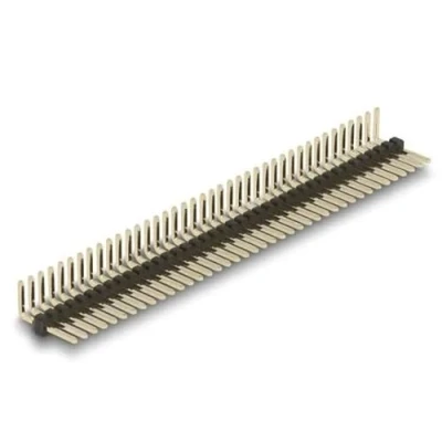 Abbildung von Delock Stiftleiste 40 Pin, Rastermaß 1,27 mm, 1 reihig, gewinkelt, 5 Stück