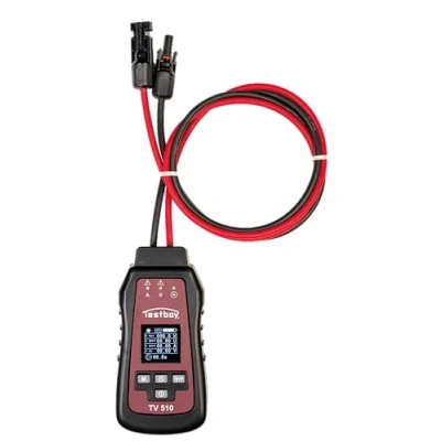 Abbildung von Testboy TV 510 Solar Panel Tester für Photovoltaik, Solarmodul Multimeter (Überprüfung von Solarpanel, Messung der Leistungsabgabe, Mehrfachschutz, schnell und einfach nutzbar)